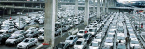 parking à l'aéroport Roissy CDG.